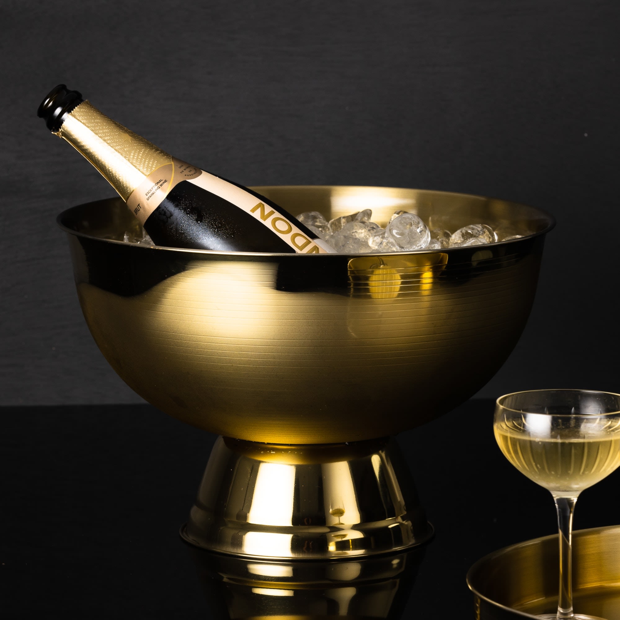 Astoria Champagne Bowl 35.5x22.5cm Gold Kitchen Warehouse™